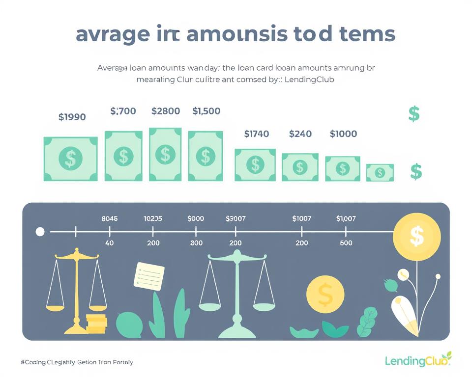 Average loan amounts and terms offered by LendingClub